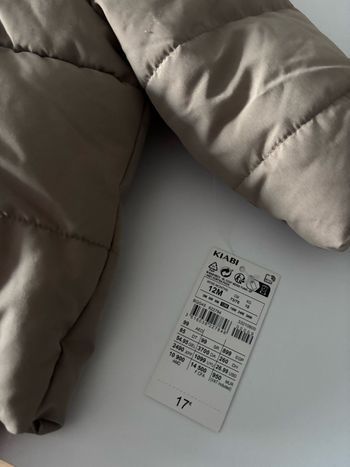 Doudoune bébé beige