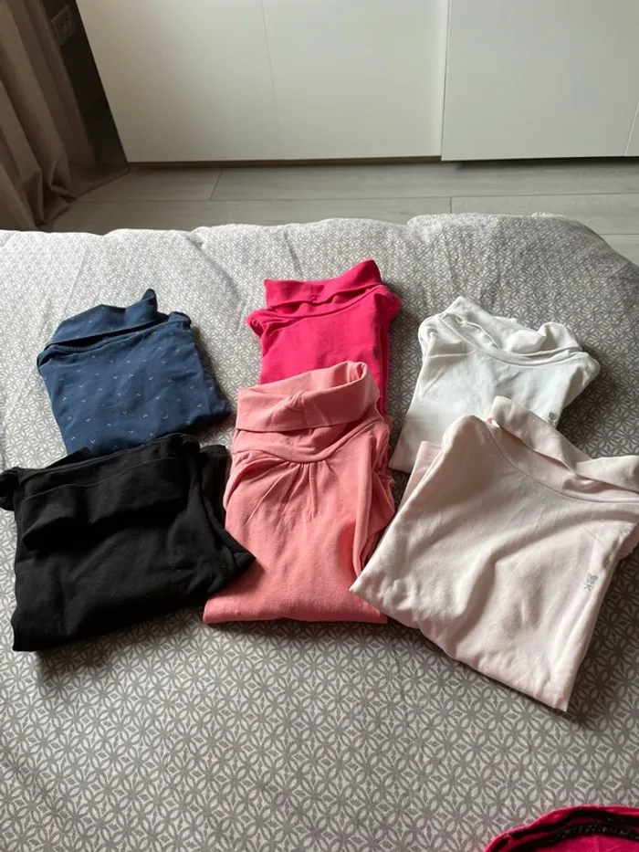 Lot de 6 cols roulés - photo numéro 2
