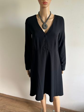 Robe casual noire neuve à manches longues NA-KD taille XS