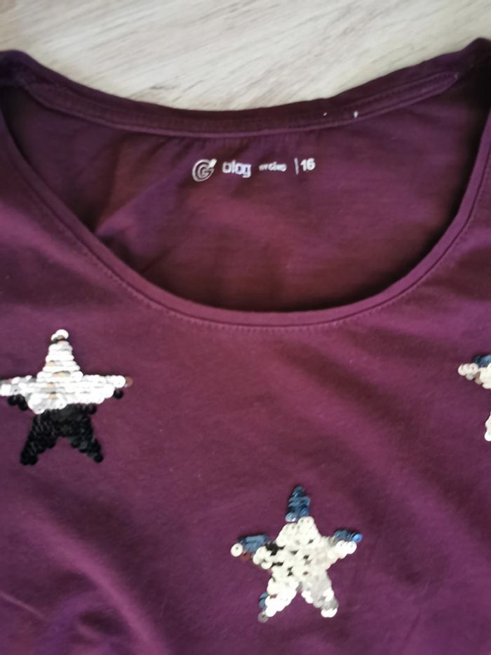 T-shirt manches longues étoiles - photo numéro 3