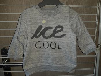 Sweatshirt gris H&M 9-12mois