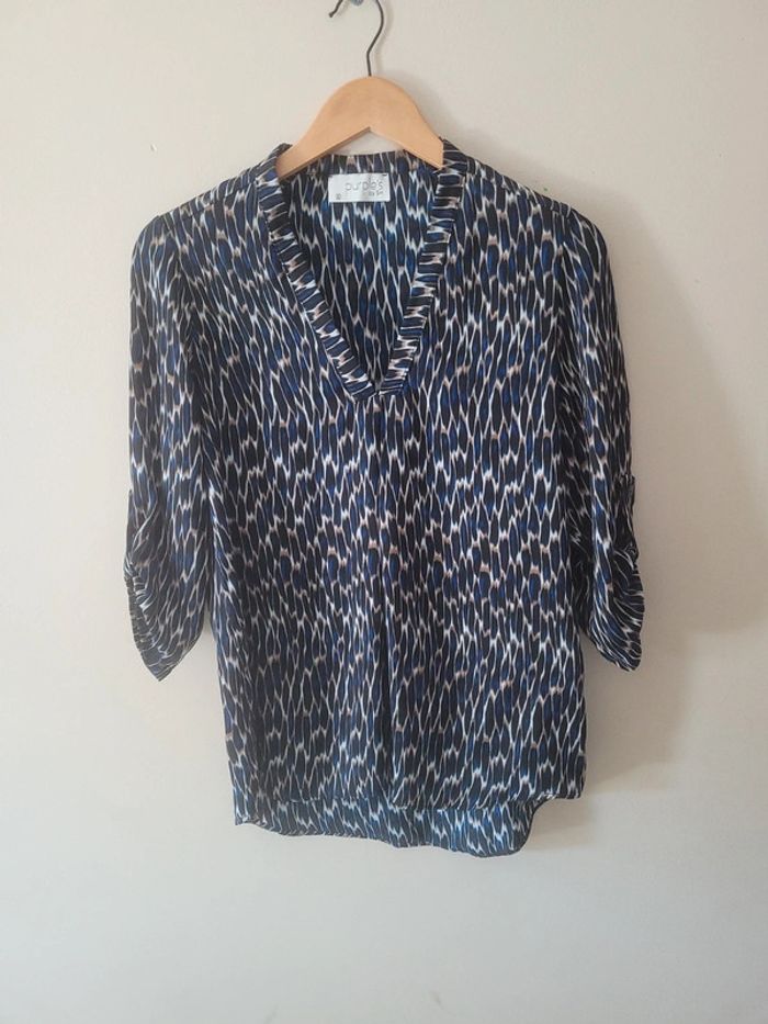 Blouse purple's taille S
