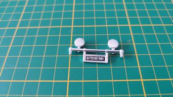 Ensemble phare avant pièce détachée miniature Bburago Burago Alfa Romeo 2300 spider 1932 1/18 1/18e