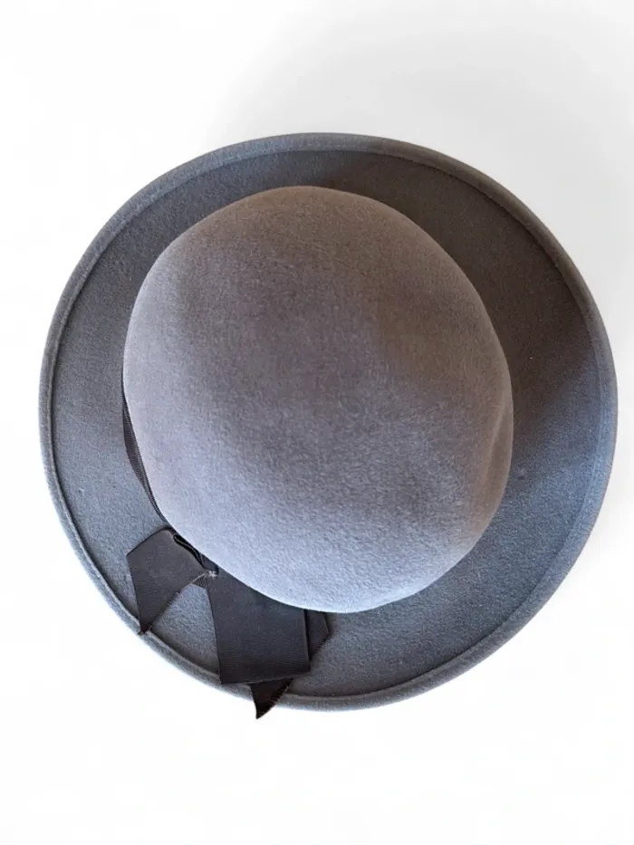 Chapeau Cloche Vintage Fléchet Paris en Feutre - Excellent état - Unisexe - photo numéro 4
