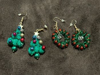 Boucles d’oreilles Noël