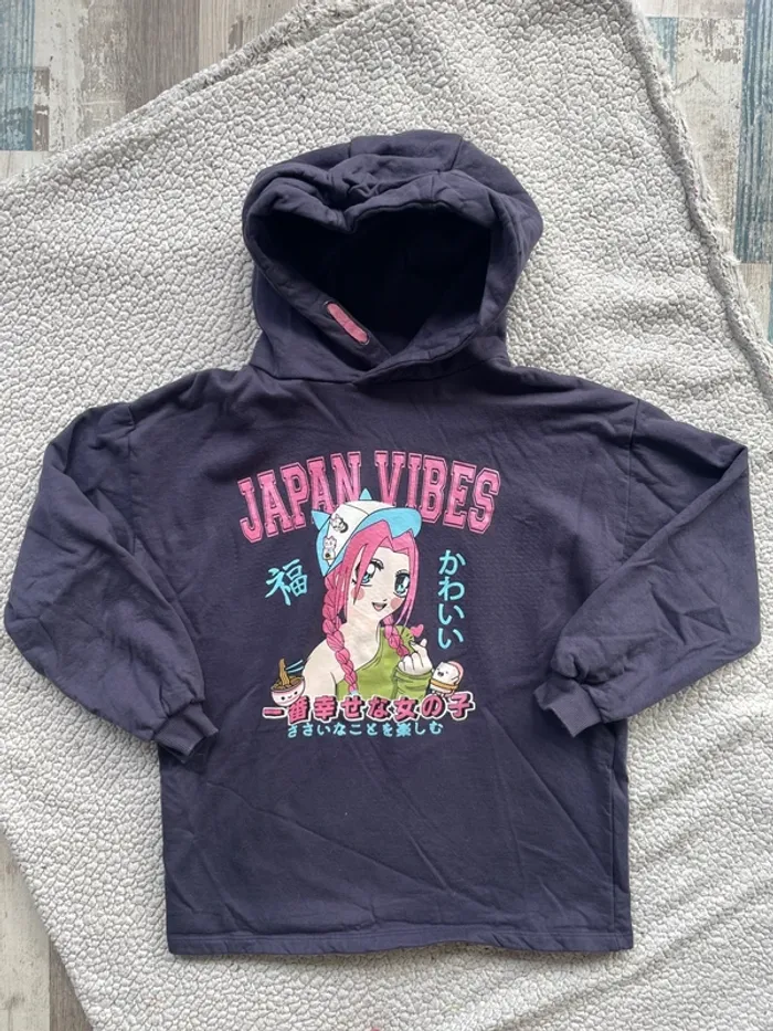 Sweat Japan Vibes fille 8 ans Kloane