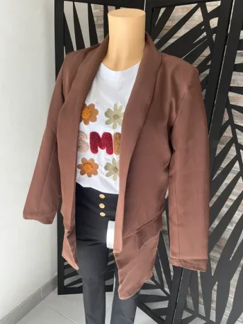 Blazer couleur chocolat