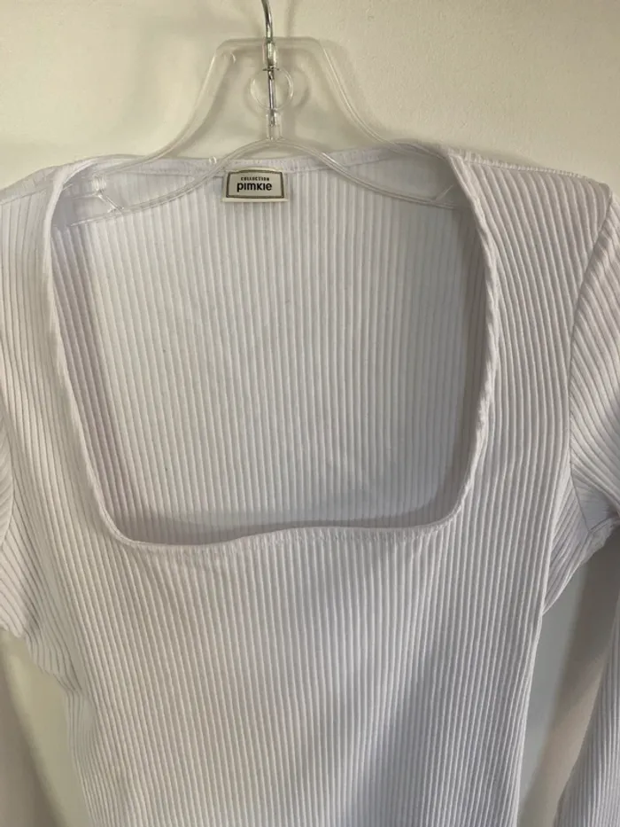 Top manches longues pimkie col carré - photo numéro 2