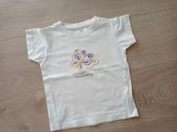 Tee shirt blanc Mallorca 0/2ans