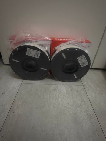 Lot 2 bobines ABS blanc kingroon 1kg