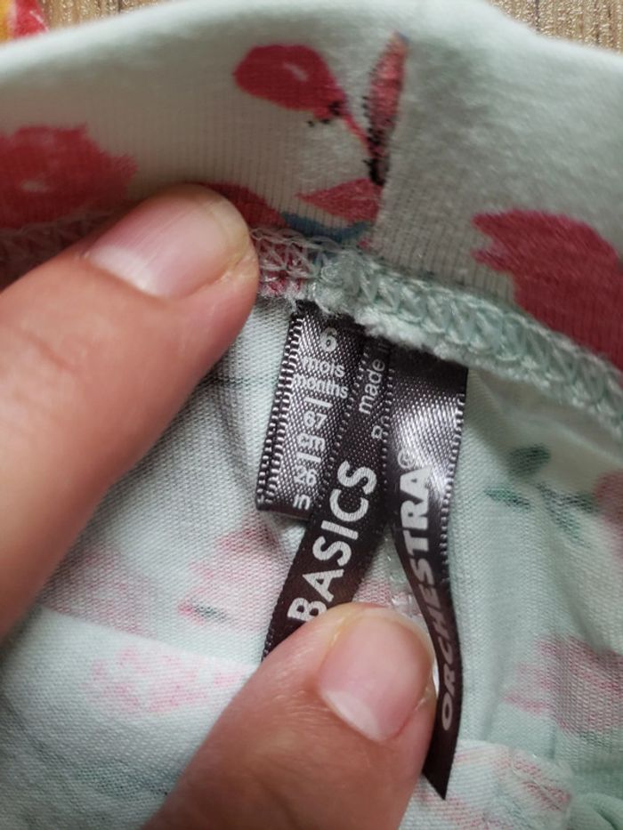 Lot de 2 leggings 6 mois 67 cm - photo numéro 2