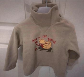 Pull polaire garçon disney winnie l ourson 24 mois