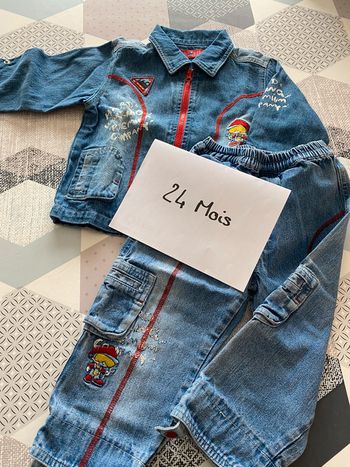 Ensemble jeans 24 mois