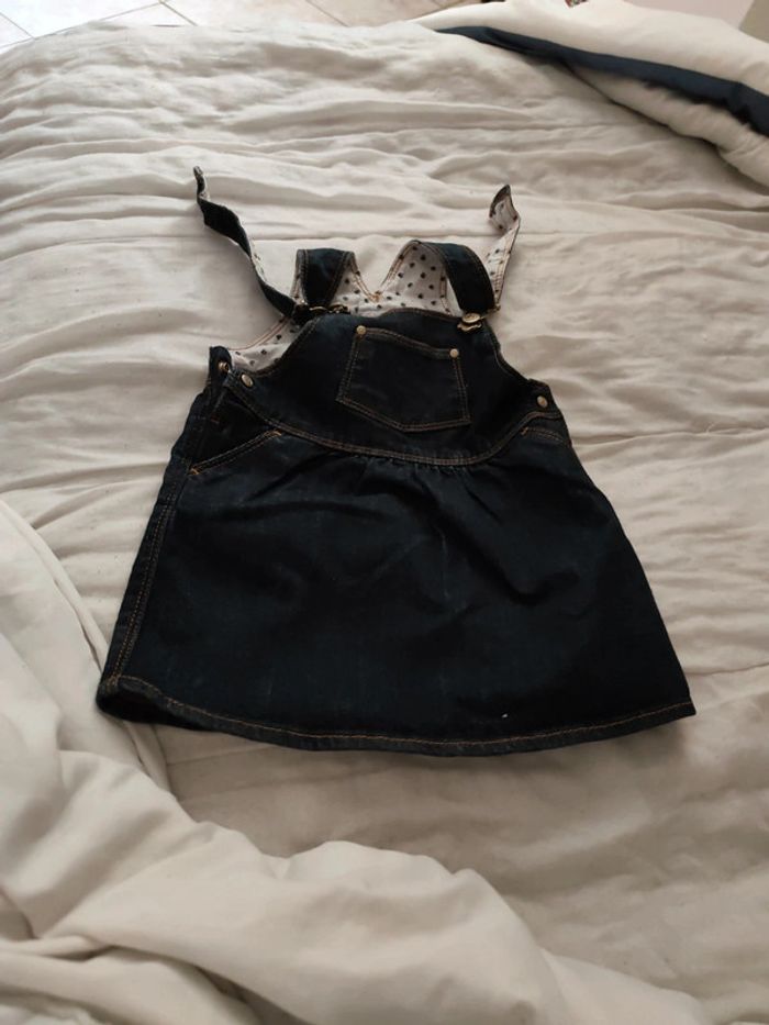 Robe salopette petit bateau 18 mois