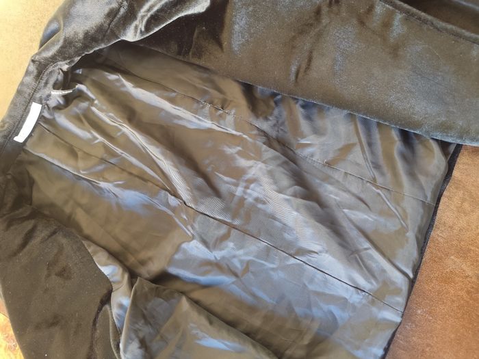 Veste manteau velours noir taille 16/S/36 - photo numéro 5