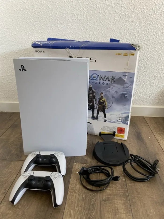 Sony PS5 Slim Édition Blu-Ray 1To Console - Blanc - photo numéro 2