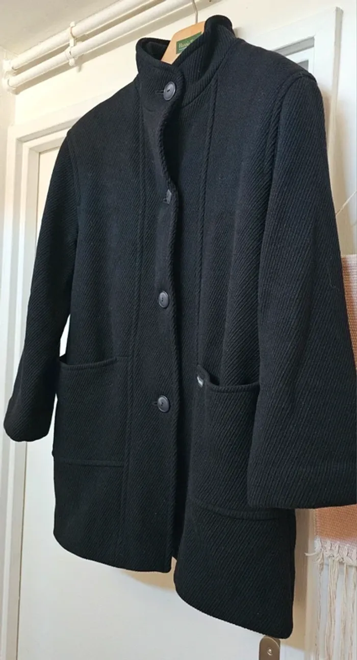 Manteau Caban Laine Saint James Taille 46