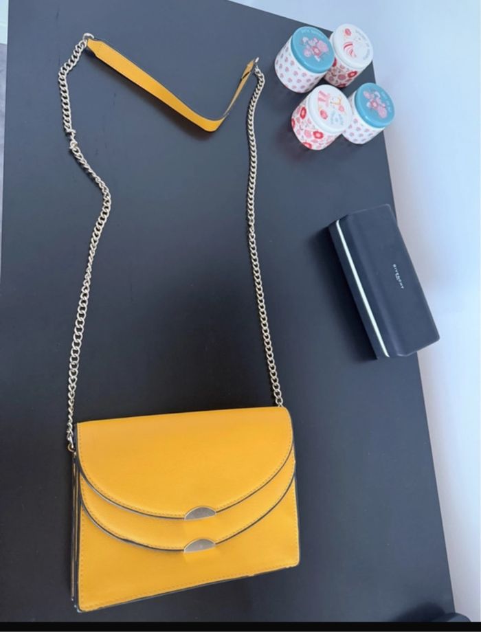 Sac à main bandoulière jaune H&M - photo numéro 8