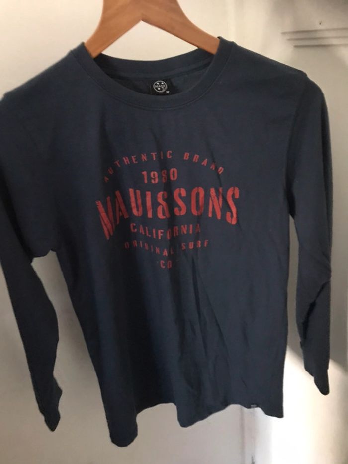 T-shirt manches longues marque Maui and sons taille 12 ans - photo numéro 8