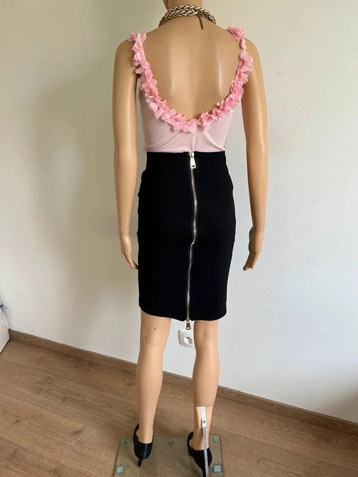 Jupe crayon noire avec fermeture dorée Morgan taille XS jamais portée - photo numéro 8