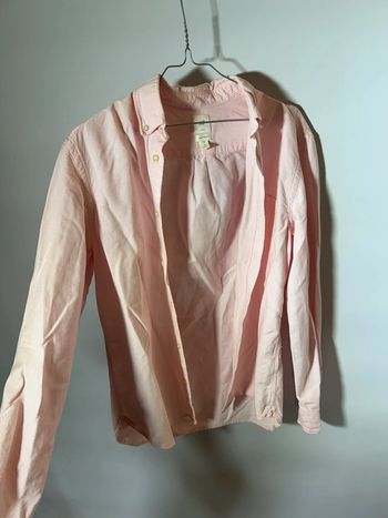 Chemise rose pale homme
