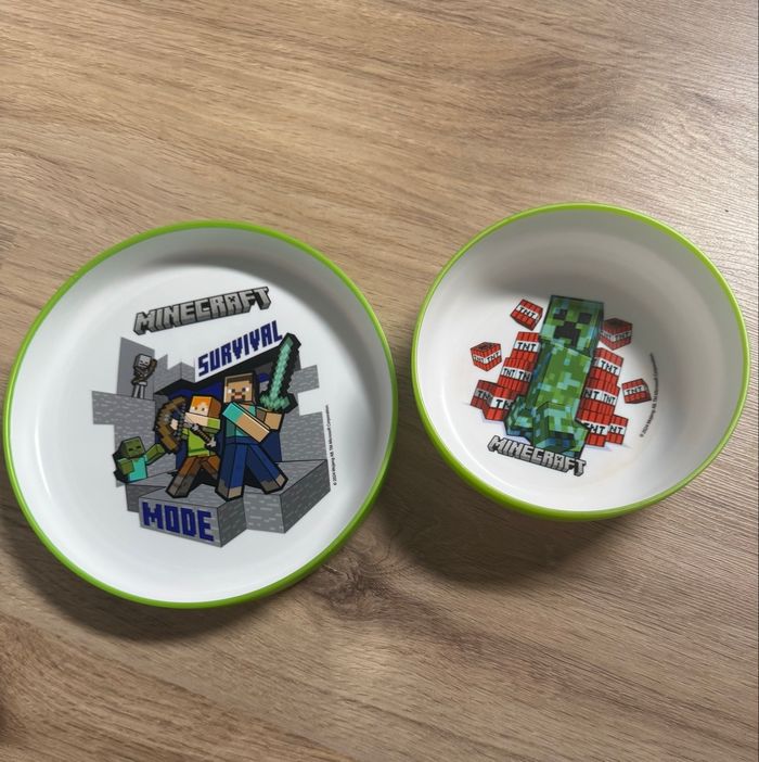 Set d’assiettes Minecraft - photo numéro 2