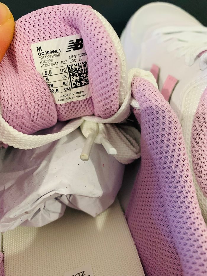 Basket new balance 300 blanc et rose - photo numéro 8