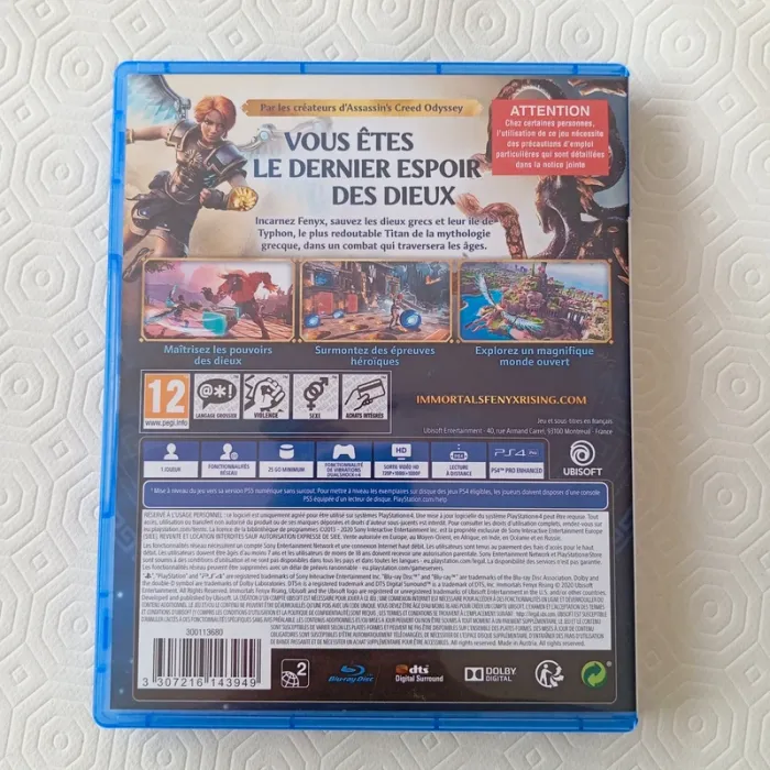 Jeux Vidéo PS4 Immortals Fenix Rising. Play Station 4 - photo numéro 2