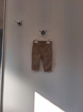 Pantalon beige bébé garçon 6 mois