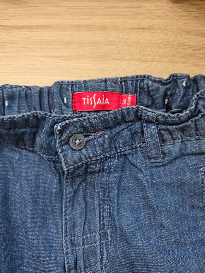 SHORT BERMUDA GARÇON BLEU MARINE 5ANS MARQUE TISSAIA - photo numéro 3