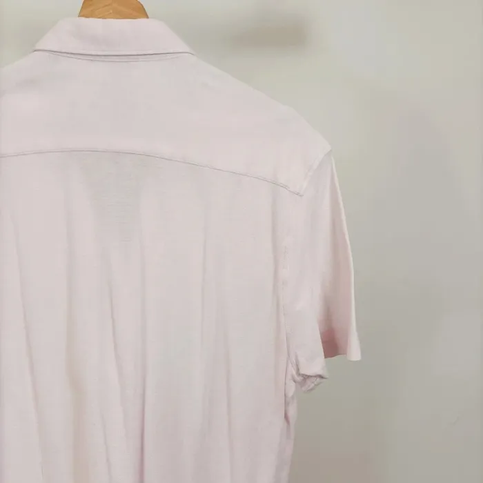 Chemise rose pâle manches courtes Pierre Cardin – modern fit – taille L A1009 - photo numéro 7