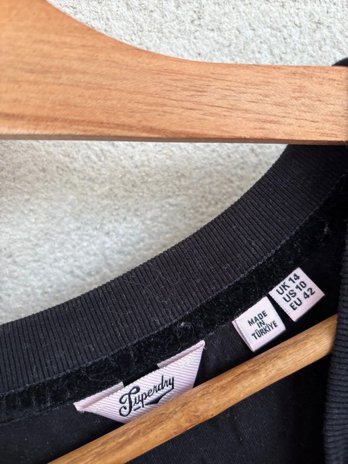 t-shirt noir superdry taille 42 - photo numéro 2