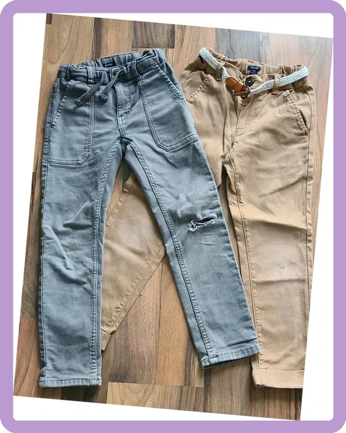 Lot de 2 pantalons 7 ans