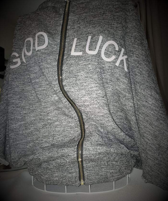 Sweat Gilet "GOOD LUCK" Dolls Paris - photo numéro 4