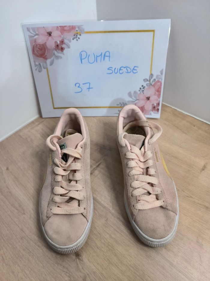 Basket Puma suede rose T37