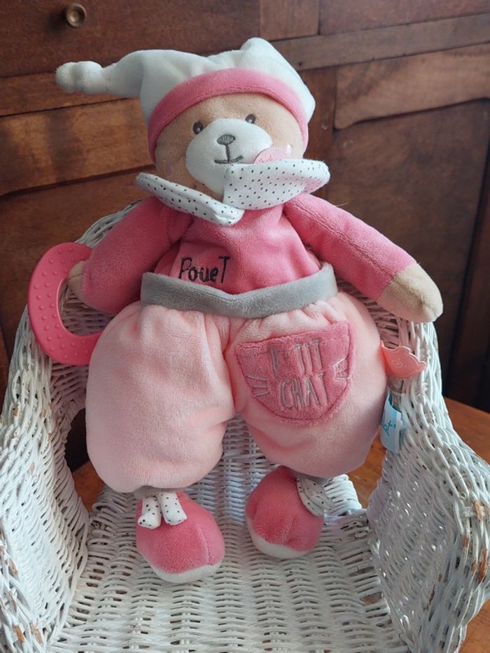 #P6 - Pantin d'activité ours brioche Baby Nat