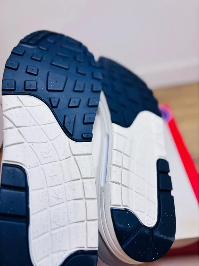 Nike Air Max 1 Essential White Grey Platinum Taille 53.5 - photo numéro 6