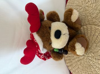 PELUCHE PUBLICITAIRE RENNE COCA COLA  1999