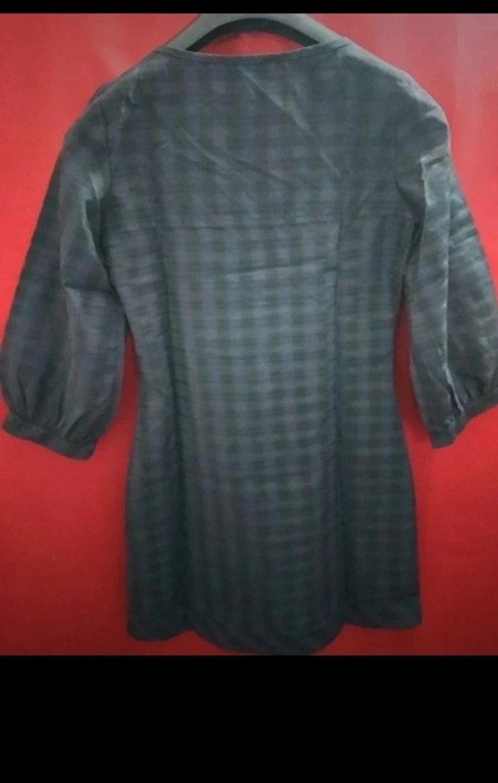 Tunique blouse longue à carreaux taille 36 - photo numéro 2