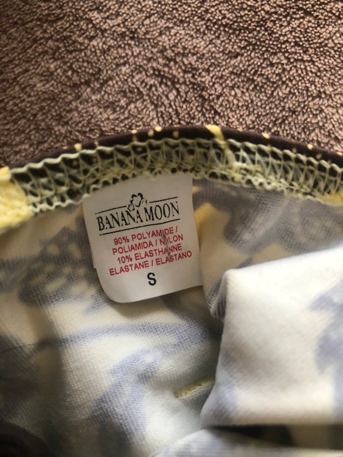 Jupe de plage jaune marron Banana Moon - photo numéro 3