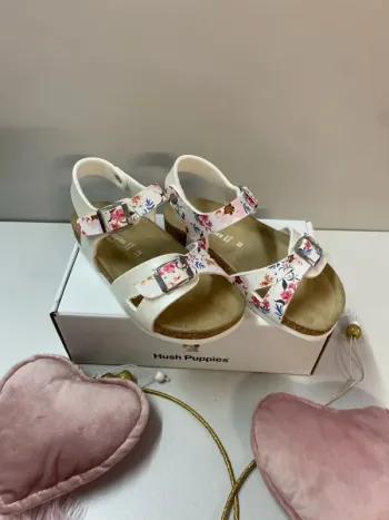 Sandales fleuries fille (neuf) - Taille 32