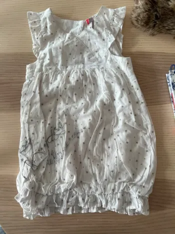 Robe blanche 18 mois