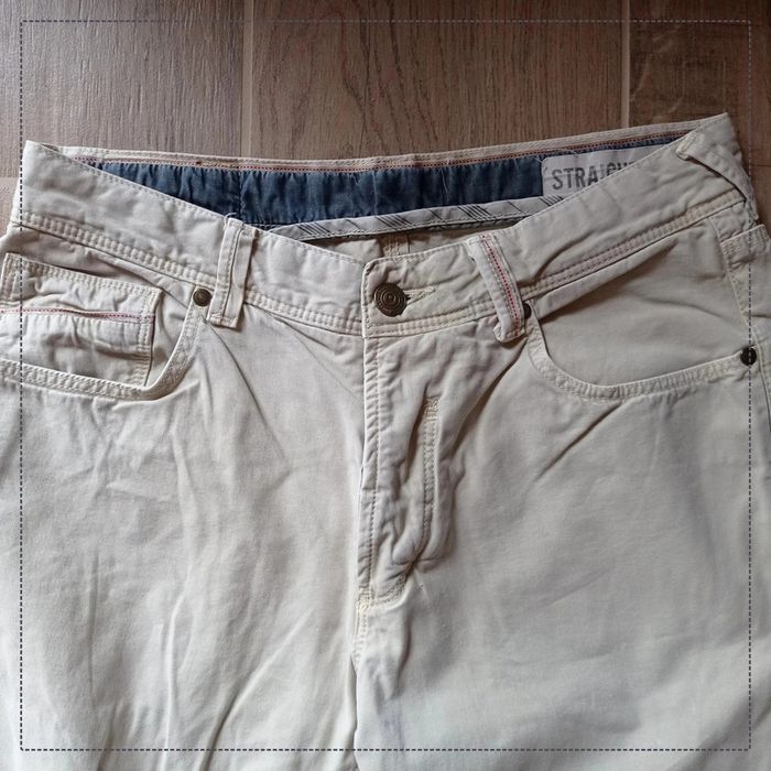 Pantalon beige straight Jules taille 40 (W31 L34) bon état - photo numéro 3