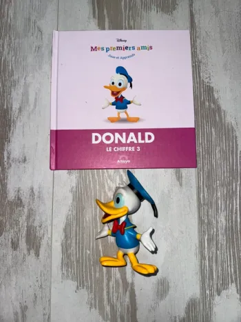 Figurine + livre mes premiers amis Disney Donald