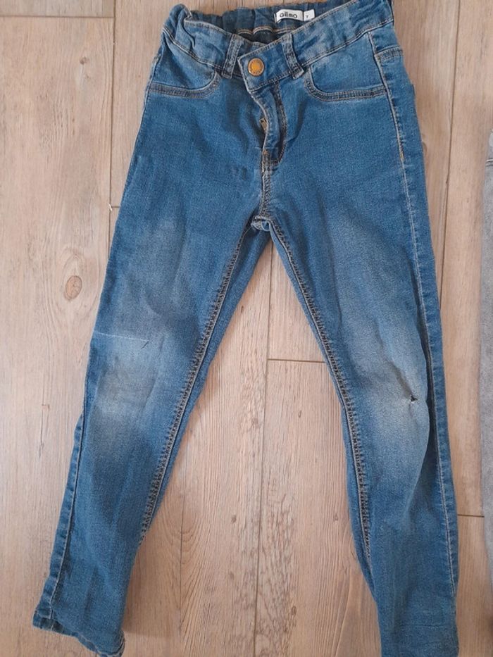 Lot de 2 jeans fille 7 ans - photo numéro 4