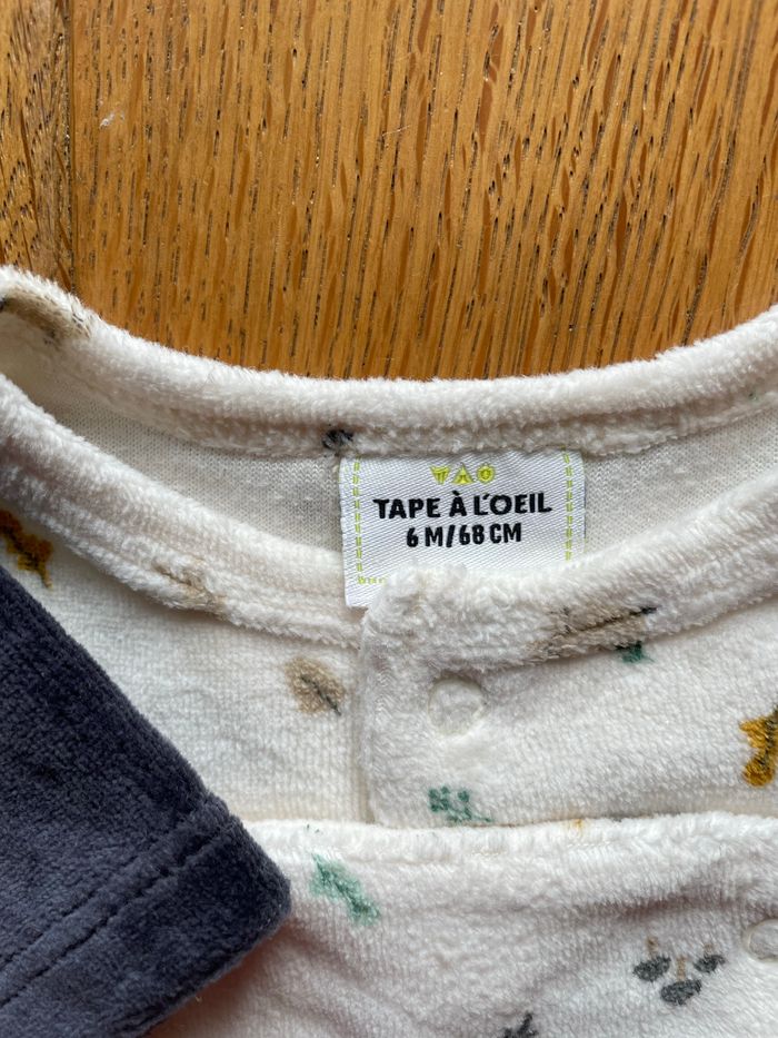 Lot de 2 pyjamas TAO, 6 mois - photo numéro 2