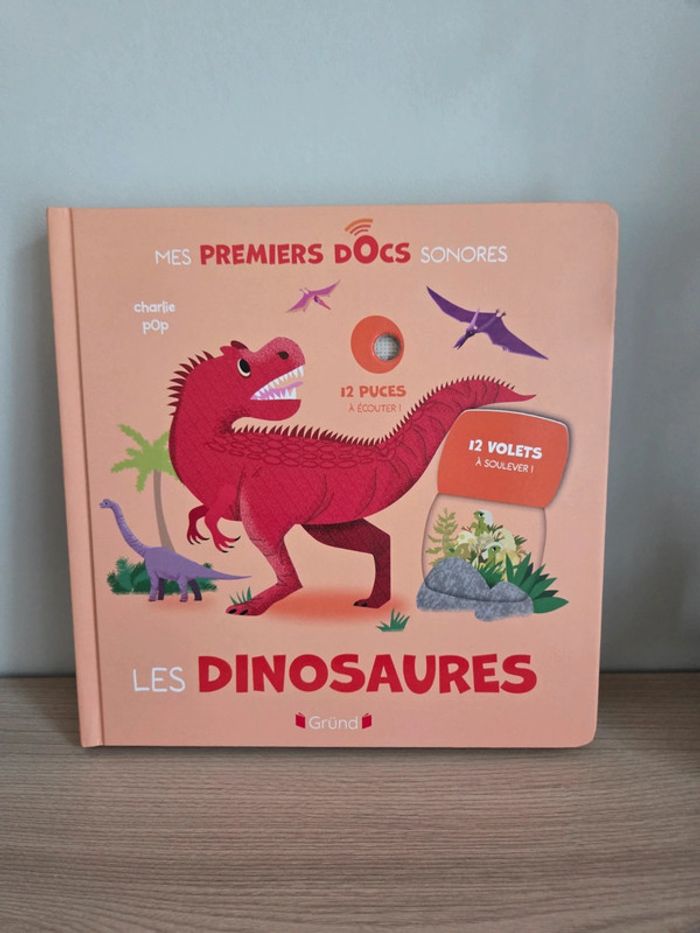 Livre mes premiers docs sonores les dinosaures