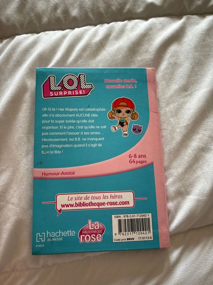 Livre bibliothèque rose lol - photo numéro 2
