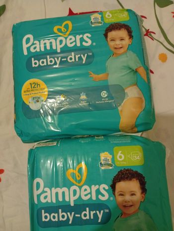 Lot de 170 couches Pampers taille 6 à 45€ avec le code 
GLACE30
Le lot passe à 31,50€