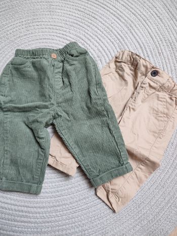 Lot 2 pantalons 6 mois